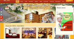 Desktop Screenshot of hotel-decin.com