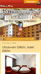 Mobile Screenshot of hotel-decin.com